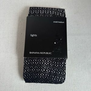 Banana Republic Women's Black Fishnet Pattern Tights | Size: S/M | D2